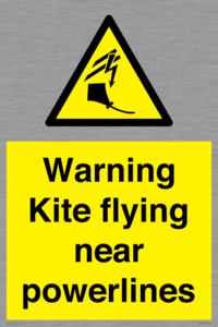 WV7804: Warning Kite flying near powerlines