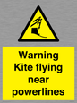 WV7804: Warning Kite flying near powerlines