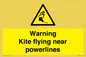 WV7804: Warning Kite flying near powerlines