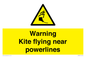 WV7804: Warning Kite flying near powerlines
