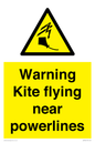 WV7804: Warning Kite flying near powerlines
