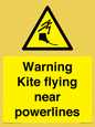 WV7804: Warning Kite flying near powerlines