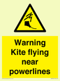 WV7804: Warning Kite flying near powerlines
