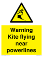 WV7804: Warning Kite flying near powerlines