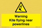 WV7804: Warning Kite flying near powerlines