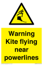 WV7804: Warning Kite flying near powerlines