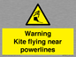 WV7804: Warning Kite flying near powerlines