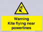 WV7804: Warning Kite flying near powerlines