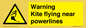WV7804: Warning Kite flying near powerlines
