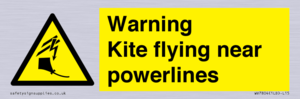WV7804: Warning Kite flying near powerlines