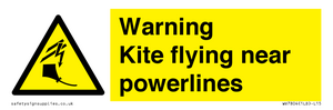 WV7804: Warning Kite flying near powerlines