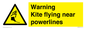 WV7804: Warning Kite flying near powerlines