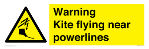 WV7804: Warning Kite flying near powerlines