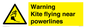 WV7804: Warning Kite flying near powerlines