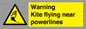 WV7804: Warning Kite flying near powerlines