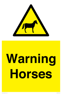 WV7805: Warning Horses
