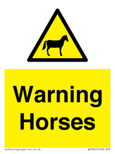 WV7805: Warning Horses
