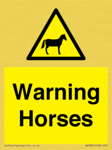 WV7805: Warning Horses