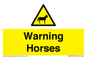 WV7805: Warning Horses
