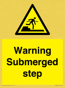 WV7806: Warning Submerged step