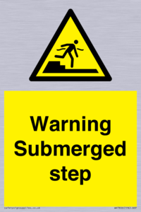 WV7806: Warning Submerged step