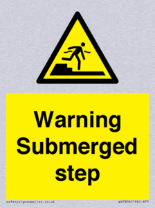 WV7806: Warning Submerged step