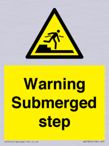 WV7806: Warning Submerged step
