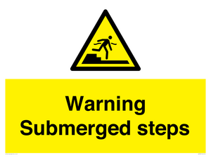 WV7807: Warning Submerged steps