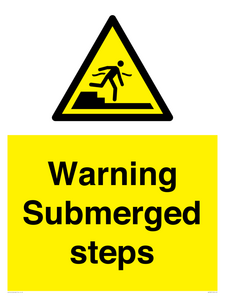 WV7807: Warning Submerged steps