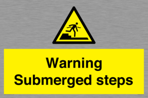 WV7807: Warning Submerged steps