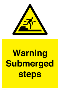 WV7807: Warning Submerged steps