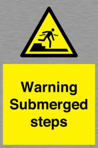 WV7807: Warning Submerged steps