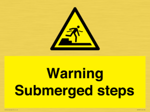 WV7807: Warning Submerged steps