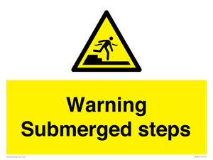 WV7807: Warning Submerged steps