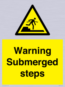 WV7807: Warning Submerged steps