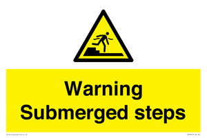 WV7807: Warning Submerged steps