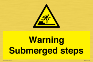 WV7807: Warning Submerged steps
