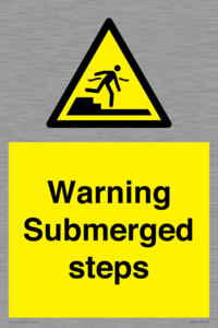 WV7807: Warning Submerged steps
