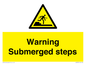 WV7807: Warning Submerged steps