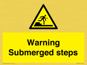 WV7807: Warning Submerged steps