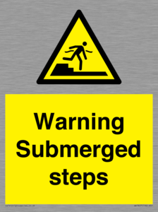 WV7807: Warning Submerged steps