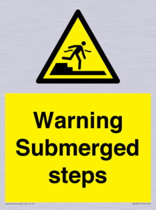 WV7807: Warning Submerged steps