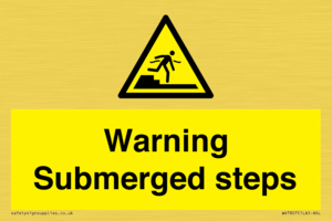 WV7807: Warning Submerged steps