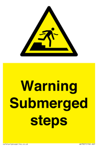 WV7807: Warning Submerged steps