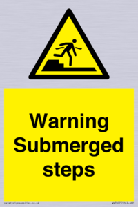 WV7807: Warning Submerged steps