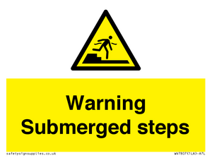 WV7807: Warning Submerged steps