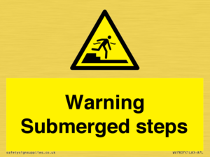 WV7807: Warning Submerged steps