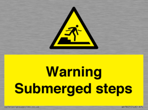 WV7807: Warning Submerged steps