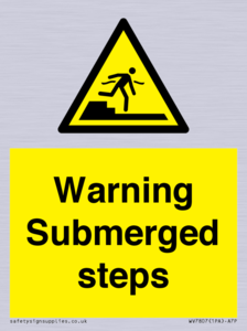 WV7807: Warning Submerged steps