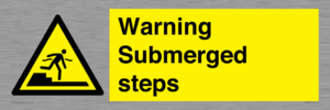 WV7807: Warning Submerged steps